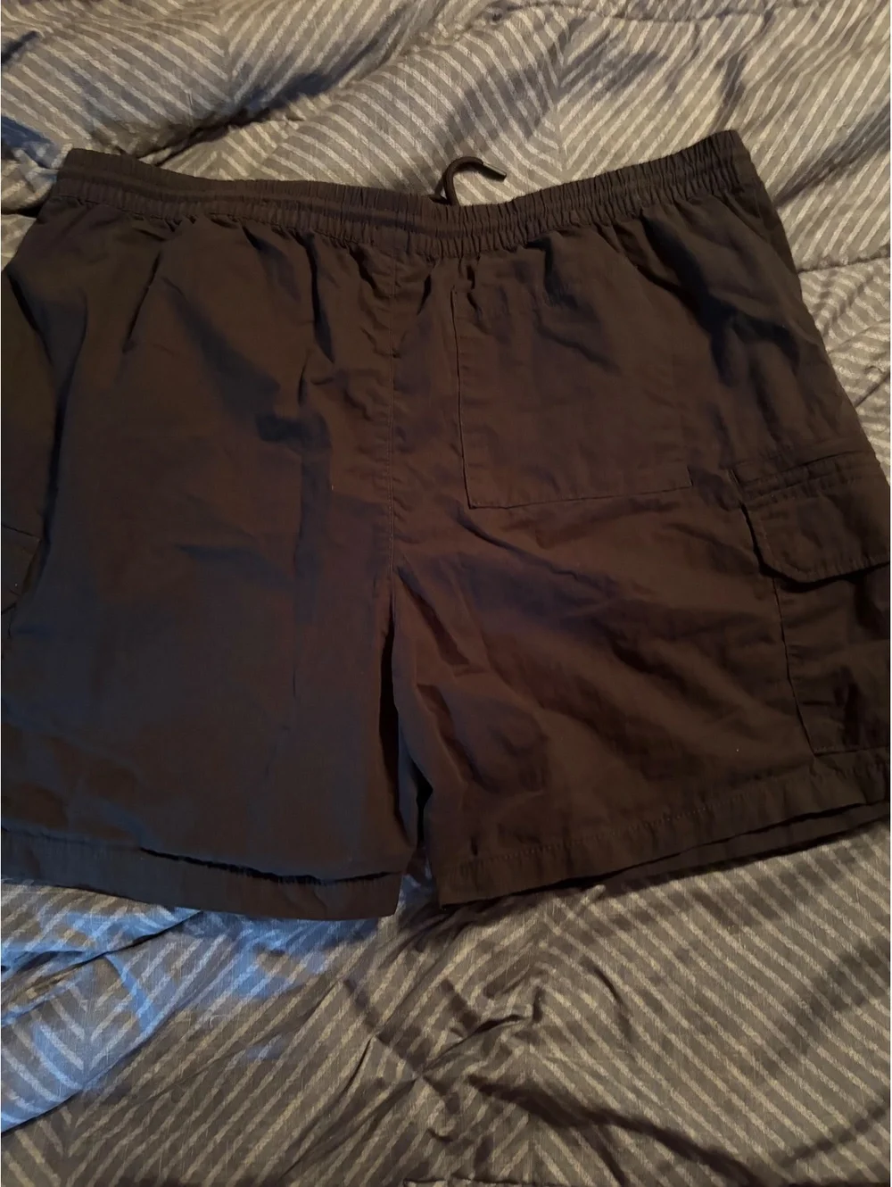 No Boundaries Men's XL Cargo Shorts Black